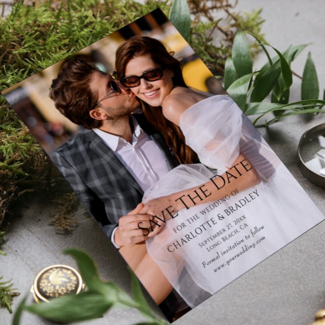 Modern Two Photo Wedding Announcement (Creator Uploaded)