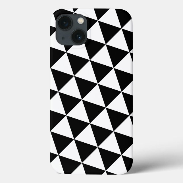 MODERN TWO TONE TRIANGLES PATTERN Case-Mate iPhone CASE (Back)