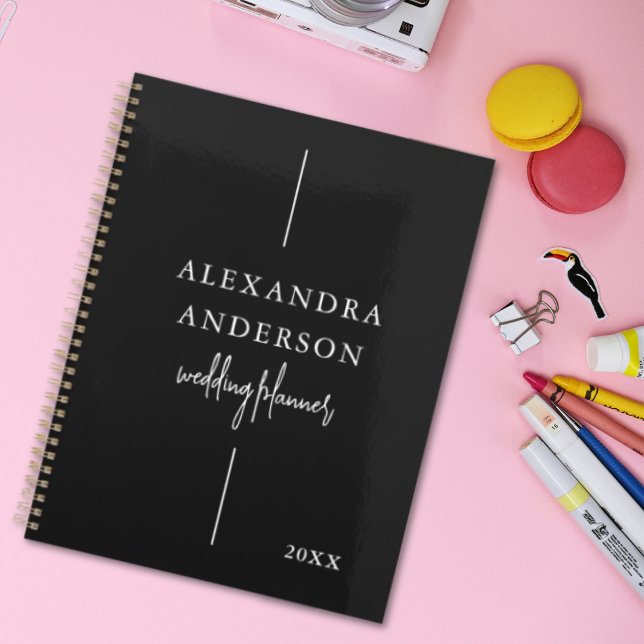 Modern Typography Black and White Elegant Minimal Planner (Modern Typography Black and White Elegant Minimal Planner)