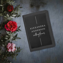 Modern Typography Black and White Elegant Minimal