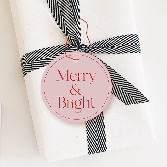 Modern Typography Christmas Hang Tag (Creator Uploaded)
