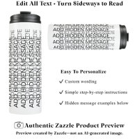 Modern Typography Custom Secret Message BG