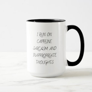 Modern Typography Funny Coffee Lover  Mug