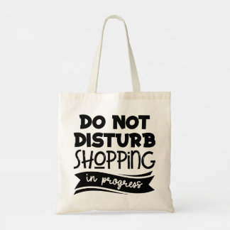 Modern Typography funny Quotes Tote Bag