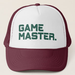 Modern Typography Game Master Men's Trucker Hat