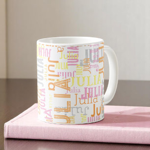 Modern Typography Her Name  Coffee Mug