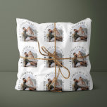 Modern typography photo arch Christmas Wrapping Paper<br><div class="desc">Modern minimal graphic abstract shape photo Christmas holiday gift wrap design. Bold on trend design. Part of a holiday collection.</div>