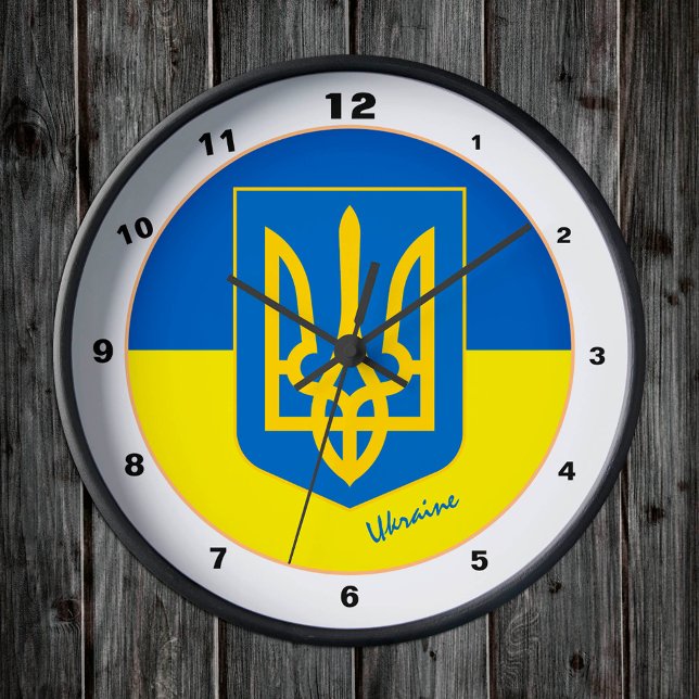 Modern Ukrainian Flag & Ukraine clocks / Emblem (Creator Uploaded)