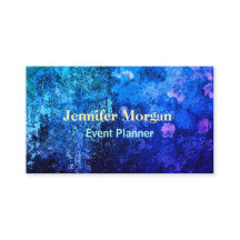 Modern Ultramarine Blue Purple Abstract Trendy