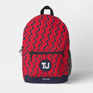 Modern Unique High School Cool Printed Backpack