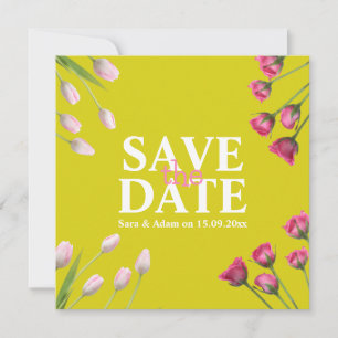 Modern Unique Minimalist Save the date