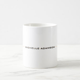 Modern Unique Special Minimalist Coffee Mug