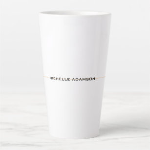 Modern Unique Special Minimalist Latte Mug