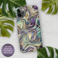 Modern Unique Stylish Marble Swirls Art Motif
