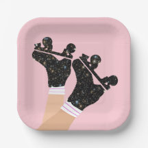Modern Universe Roller Skates Derby Pink Party