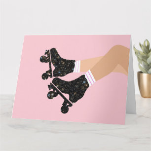Modern Universe Roller Skates Derby Skater  Card