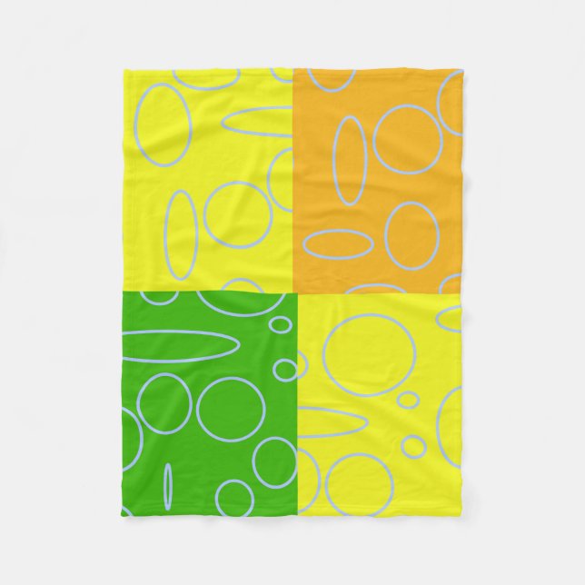 Modern Upscale Fleece Blanket (Front)