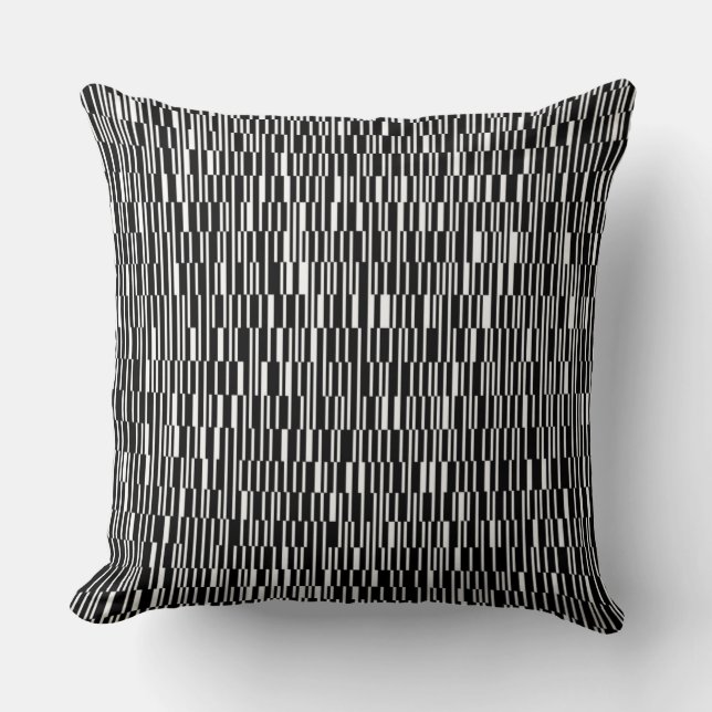 Modern, urban, contemporary geometric pattern art cushion (Front)