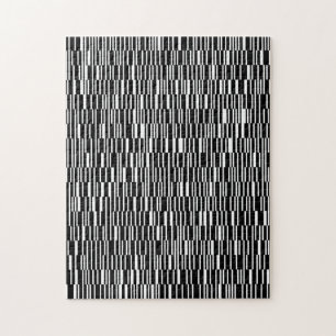 Modern, urban, contemporary geometric pattern art jigsaw puzzle