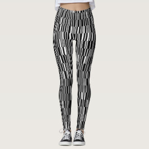 Modern, urban, contemporary geometric pattern art leggings