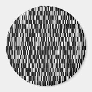 Modern, urban, contemporary geometric pattern art magnet
