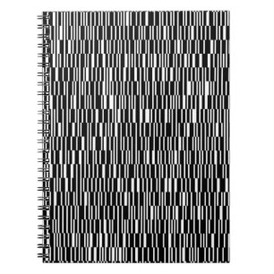 Modern, urban, contemporary geometric pattern art notebook