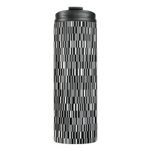 Modern, urban, contemporary geometric pattern art thermal tumbler