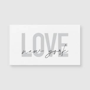 Modern, urban, cool simple design of Love New York