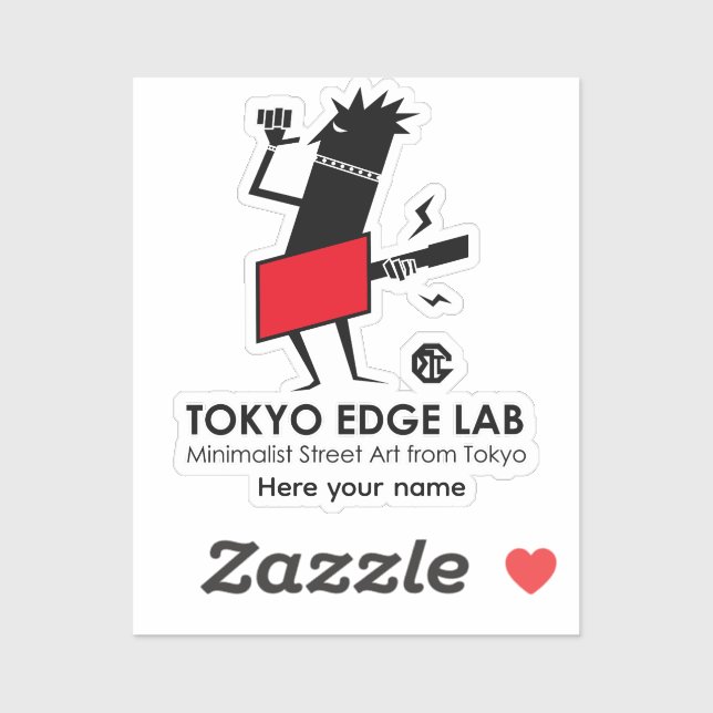 Modern Urban Guitar Player Graphic-Tokyo Edge Lab (Sheet)