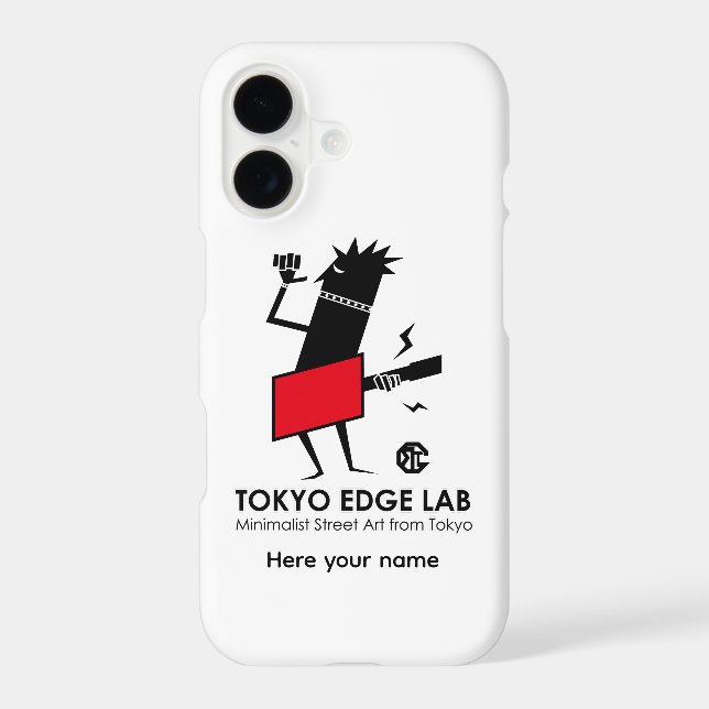Modern Urban Guitar Player Graphic-Tokyo Edge Lab (Back)