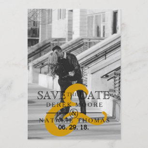 Modern & Urban Minimalist Save The Date Photo