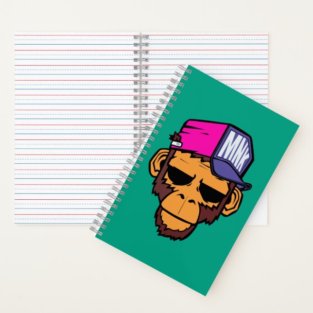 Modern Urban Monkey Notebook (Inside)