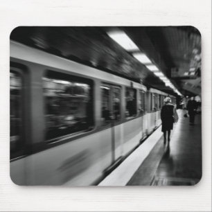 Modern, urban Parisian life Mouse Pad