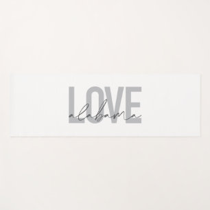 Modern, urban, simple, cool design Love Alabama Yoga Mat
