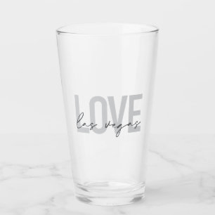 Modern, urban, simple, cool design Love Las Vegas Glass