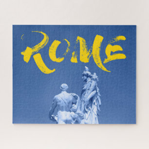 Modern, urban, vibrant, cool design Rome Culture Jigsaw Puzzle