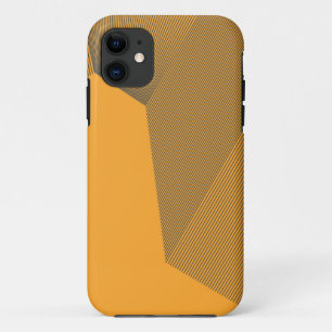 Modern, urban, yellow, bold simple motion concept iPhone 11 case
