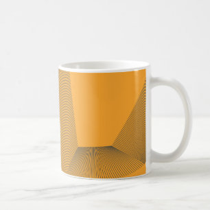 Modern, urban, yellow, bold simple motion concept coffee mug