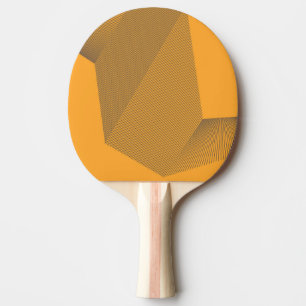 Modern, urban, yellow, bold simple motion concept ping pong paddle