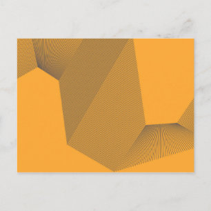 Modern, urban, yellow, bold simple motion concept postcard