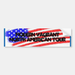 Modern Vagrant North American Tour Bumper Sticker