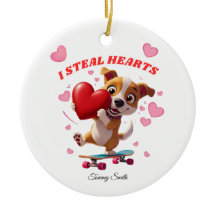 Modern Valentine Ornaments for Girlfriend Gifts