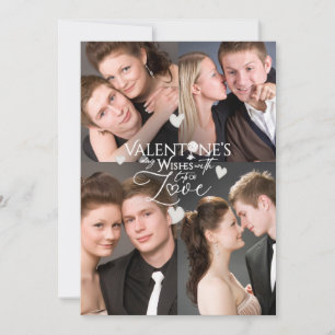 Modern Valentine’s Day Photo  Keepsake Card