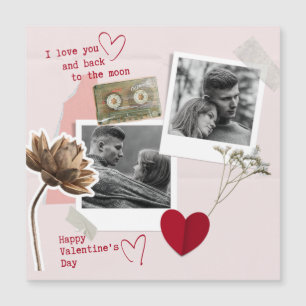 Modern Valentines Day Personalised Couple Photo 