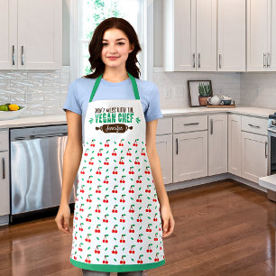 Modern Vegan Chef Apron