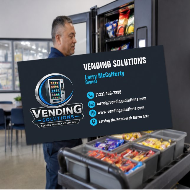 Modern Vending Machine Business Card (Creator Uploaded)