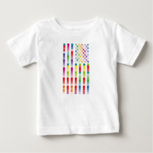MODERN VERSION MULTICOLOR USA/USA FLAG MASANSER BABY T-Shirt