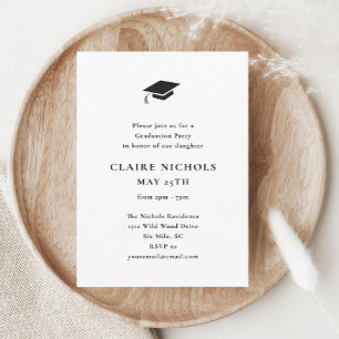 Modern Vertical Photo Graduation Enclosure Card