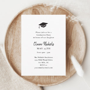 Modern Vertical Photo Graduation Enclosure Card
