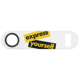 Modern, vibrant, bold graphic of Express Yourself
